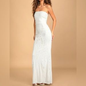 Lulus long formal sequin gown